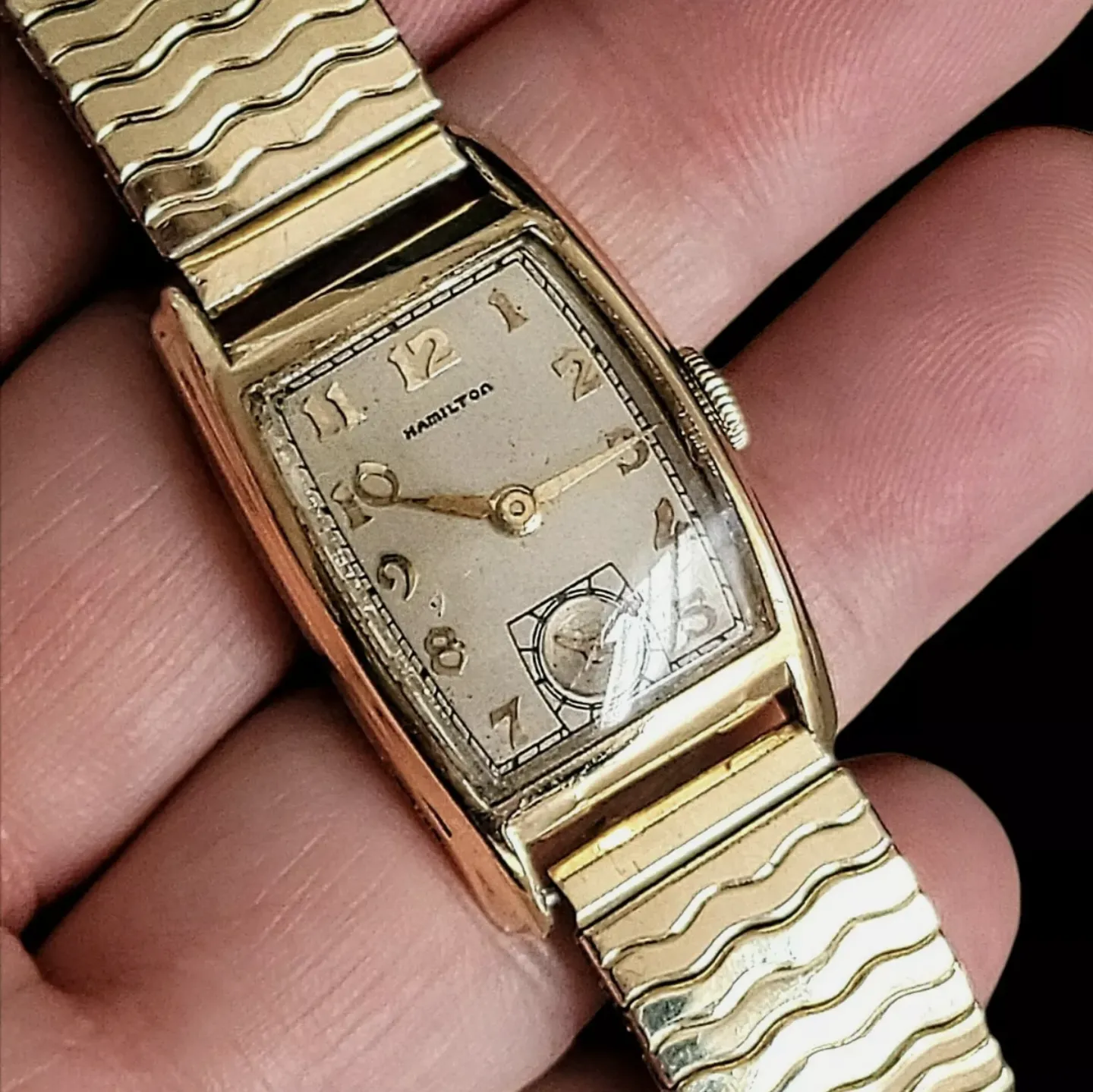 1946 HAMILTON Alan Wristwatch Cal. Grade 980 U.S.A.