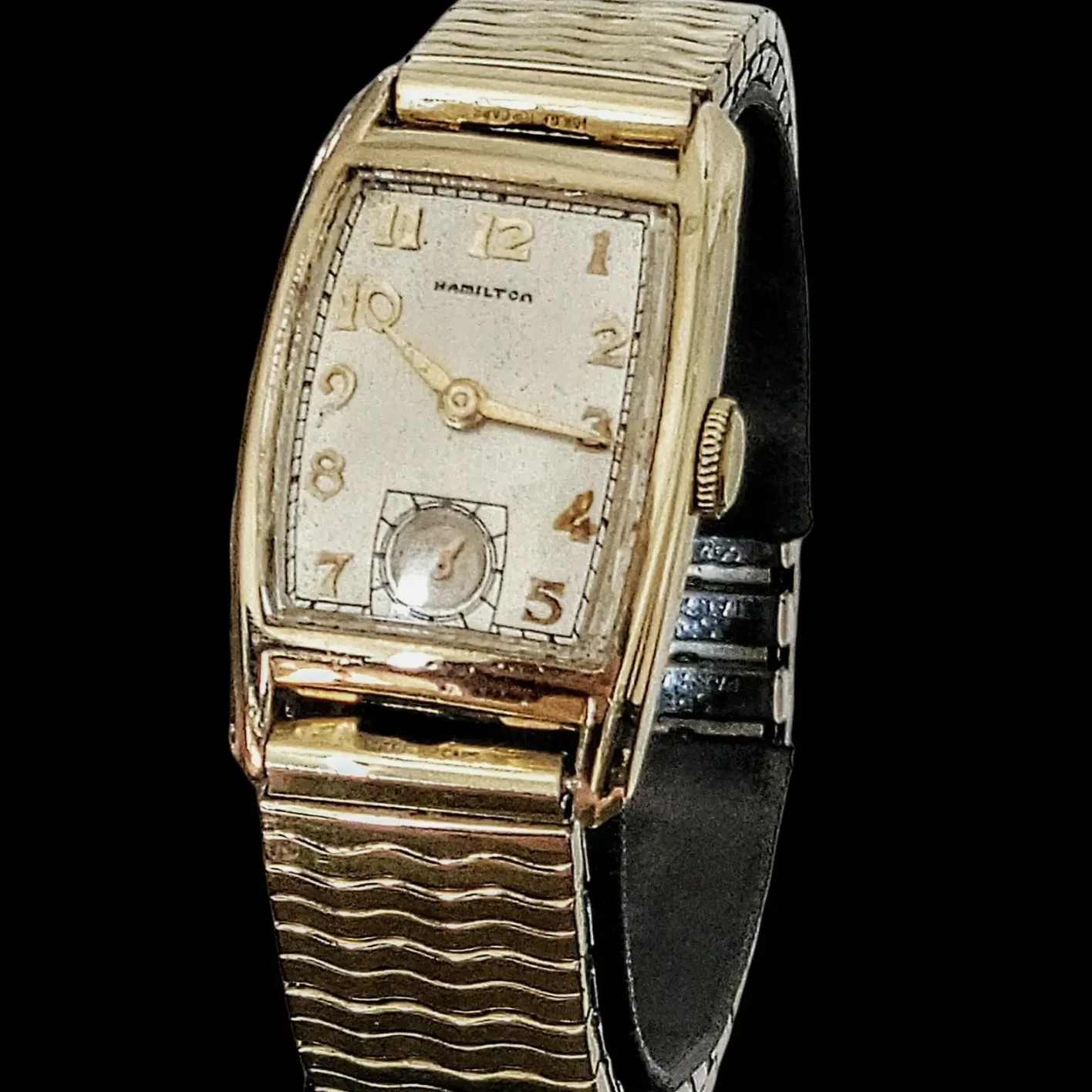 1946 HAMILTON Alan Wristwatch Cal. Grade 980 U.S.A.