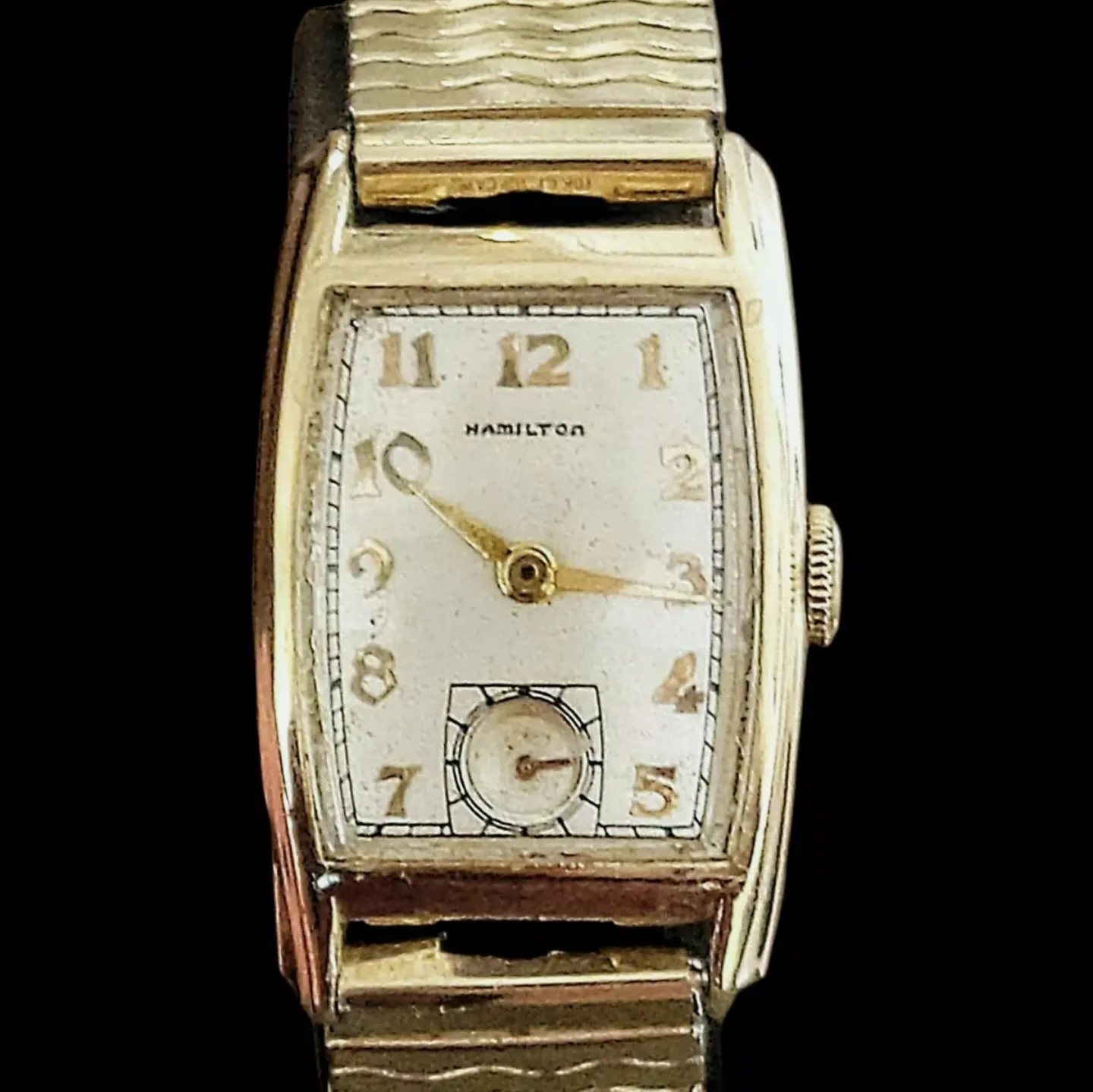 1946 HAMILTON Alan Wristwatch Cal. Grade 980 U.S.A.