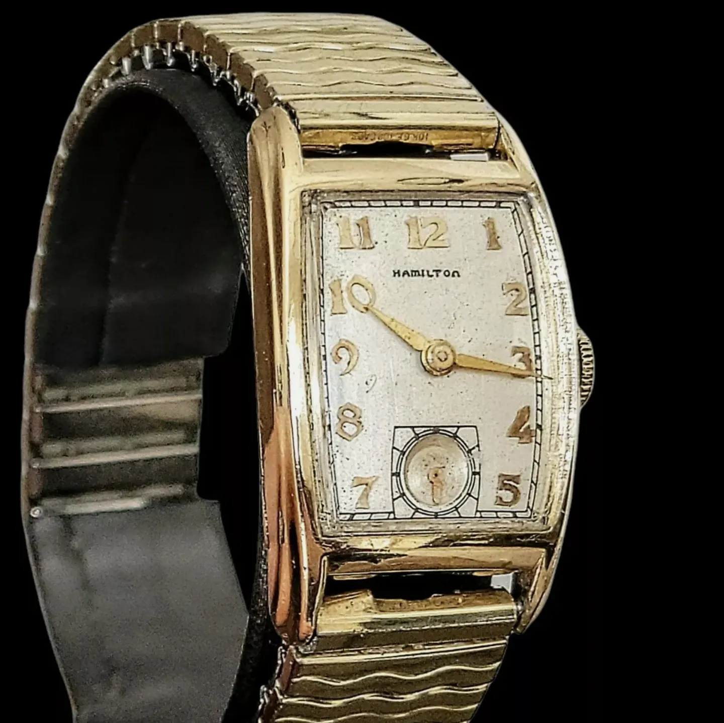 1946 HAMILTON Alan Wristwatch Cal. Grade 980 U.S.A.