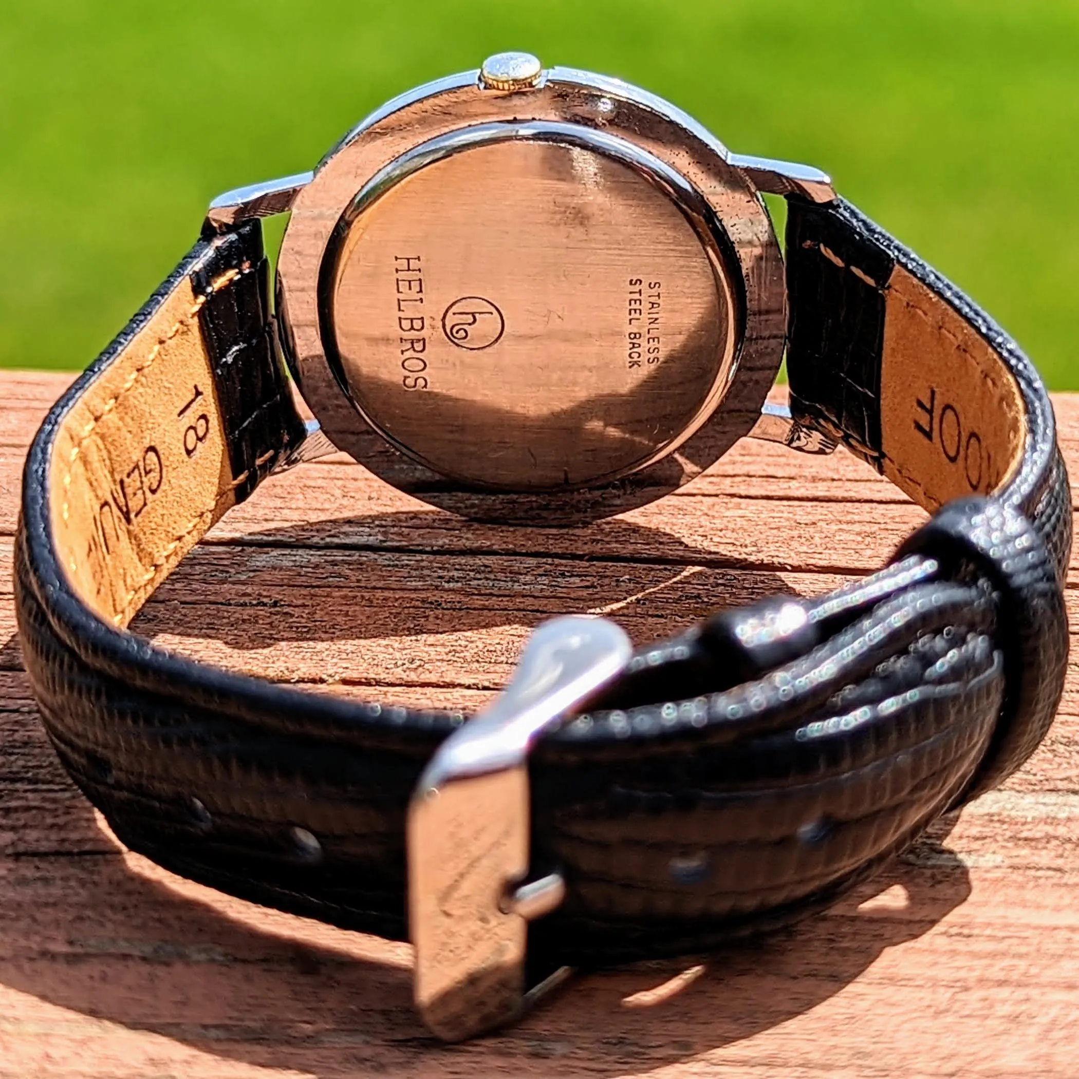 1960's HELBROS Watch 17 Jewels Cal. P 330 Swiss Made