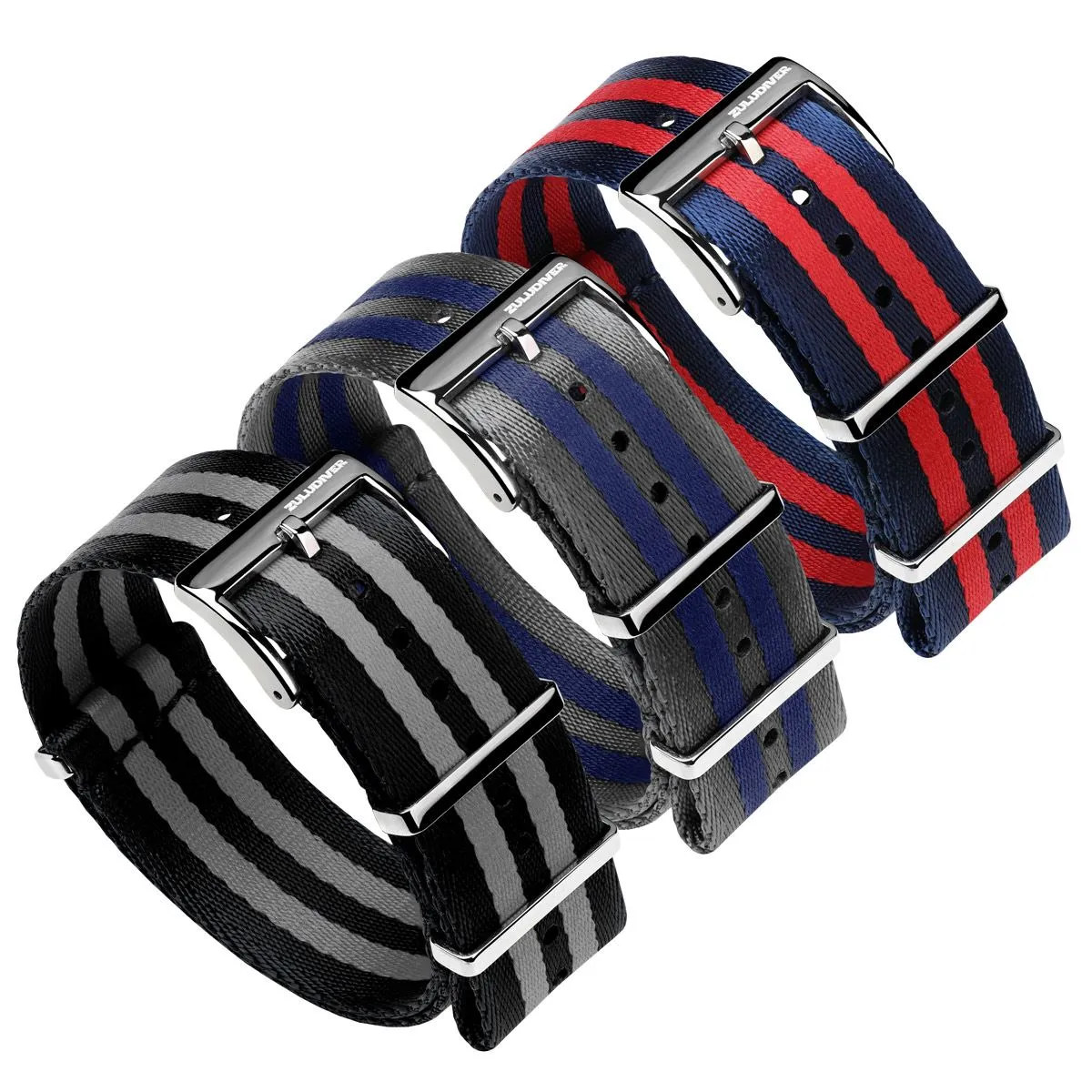 1973 British Military Watch Strap: ARMOURED RECON - Navy Bond, Polished