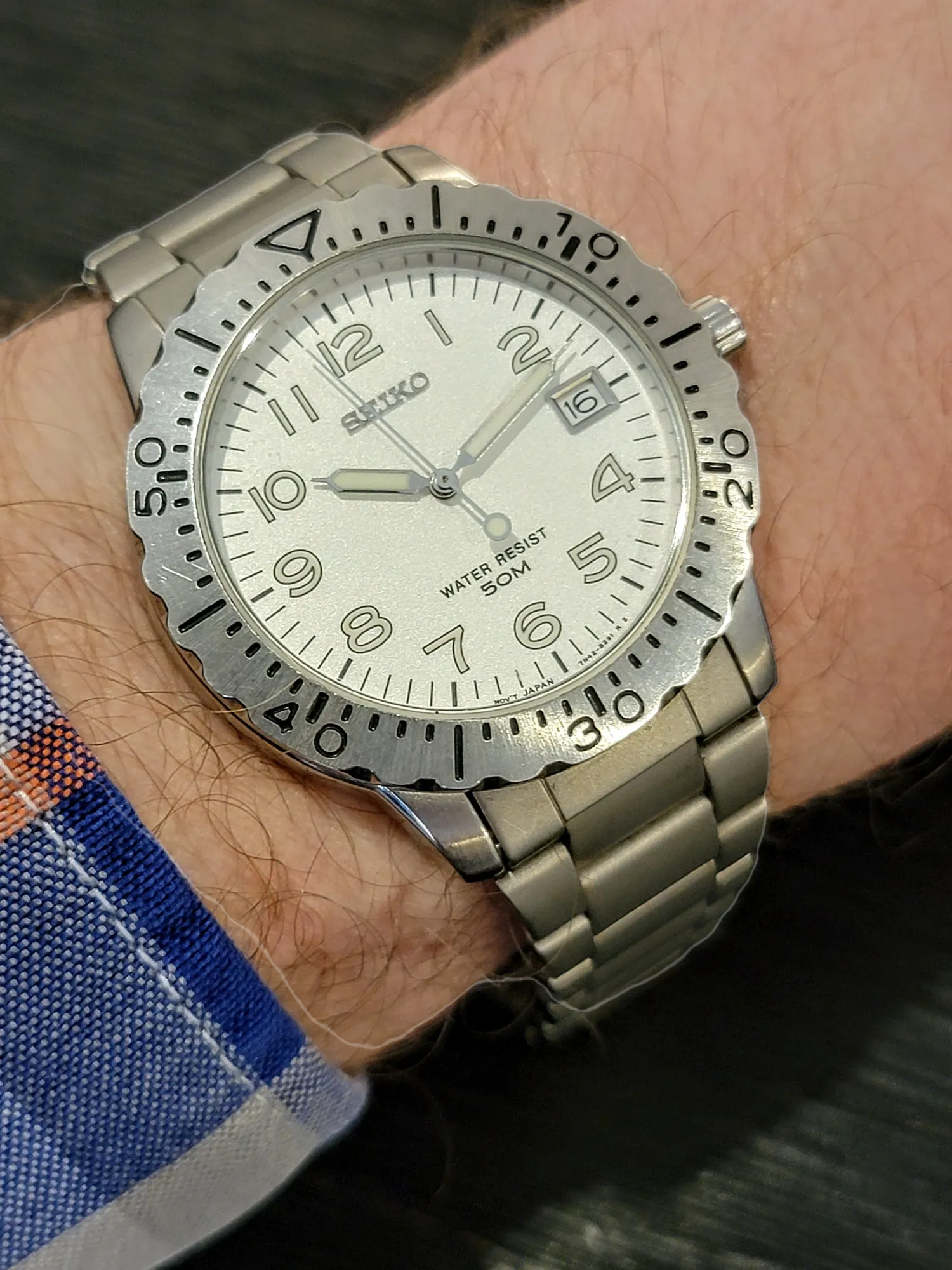 1998 SEIKO Quartz Watch -Diver Style- Date Indicator