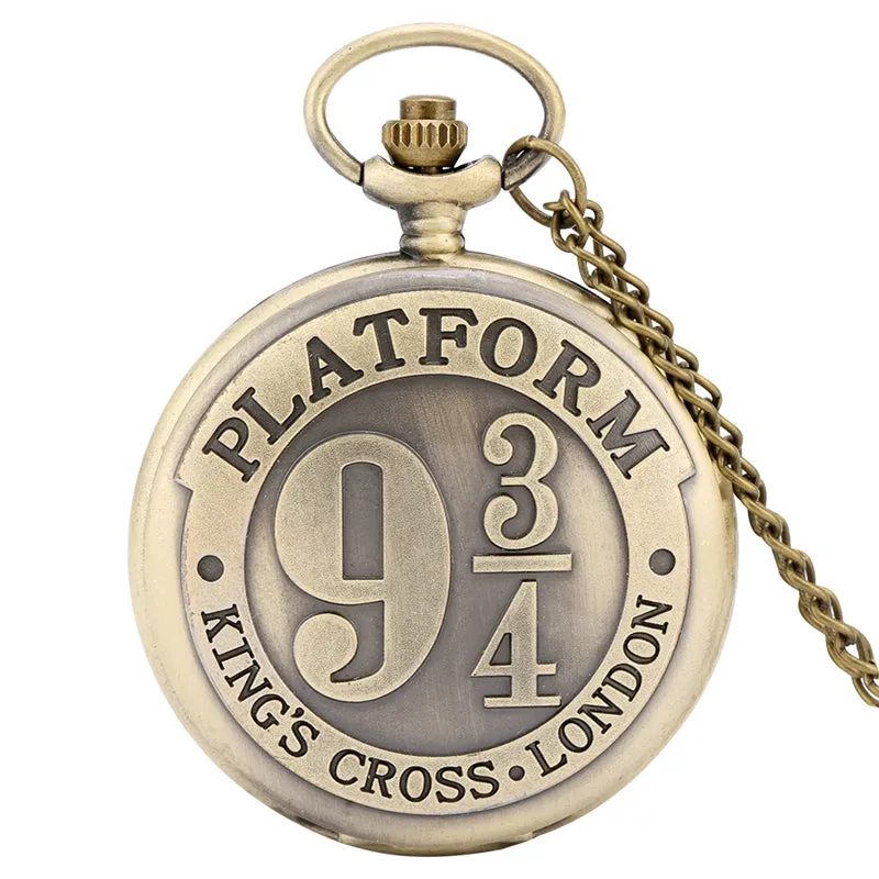 3D Rope Silver/Bronze Sailing Design Quartz Pocket Watch