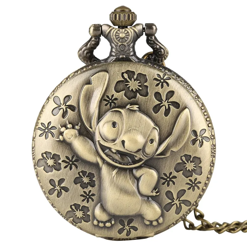 3D Rope Silver/Bronze Sailing Design Quartz Pocket Watch