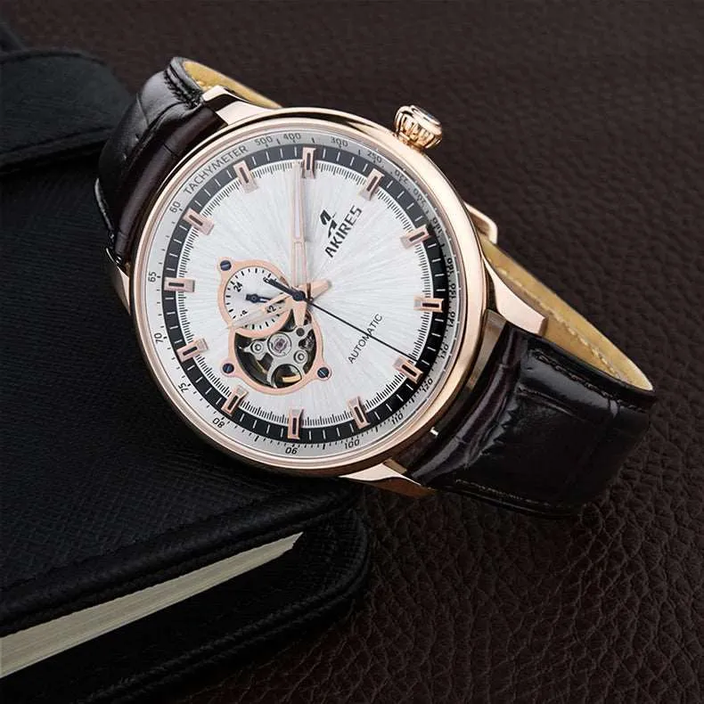 Akires Luxus Automatikuhr in edlem Design