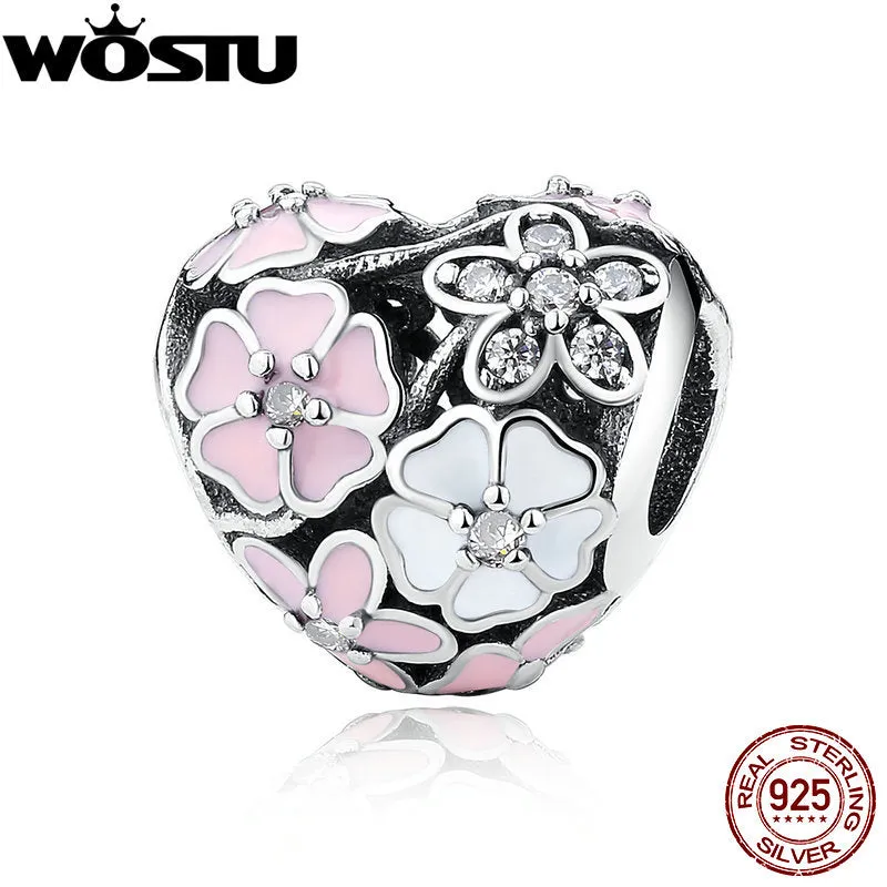 Aliexpress 100% 925 Sterling Silver Poetic Blooms Beads Fit Original pandora Charm Bracelet Authentic Luxury DIY Jewelry Gift