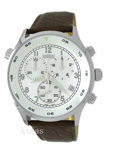 Amazing Elegance Leather 24 mm Watches Band 1848_B_SIL_K0015916