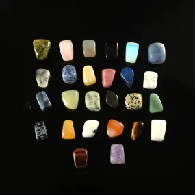 Assorted Natural stone Tumbled Stones Crystal Quartz Aventurine Obsidian Points Beads Chakra Healing Reiki