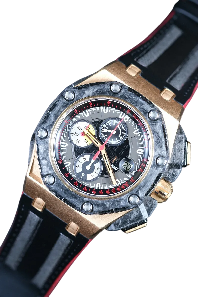 Audemars Piguet Royal Oak Offshore Grand Prix Chronograph 18K Rose Gold & Carbon Men's Watch