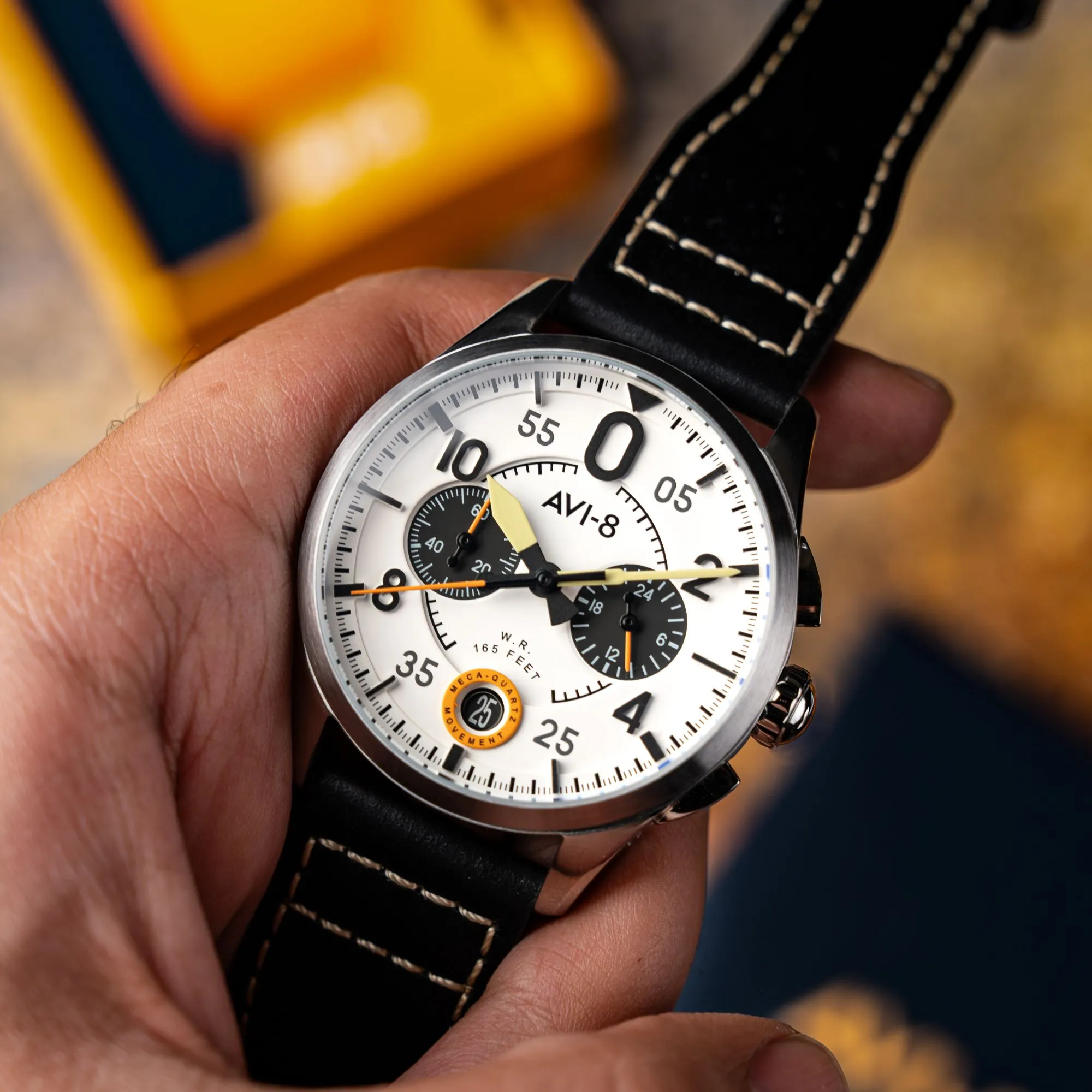 AVI-8 Spitfire Lock Chronograph Bethlem Imperial War Museums Edition Men's Watch AV-4089-0B