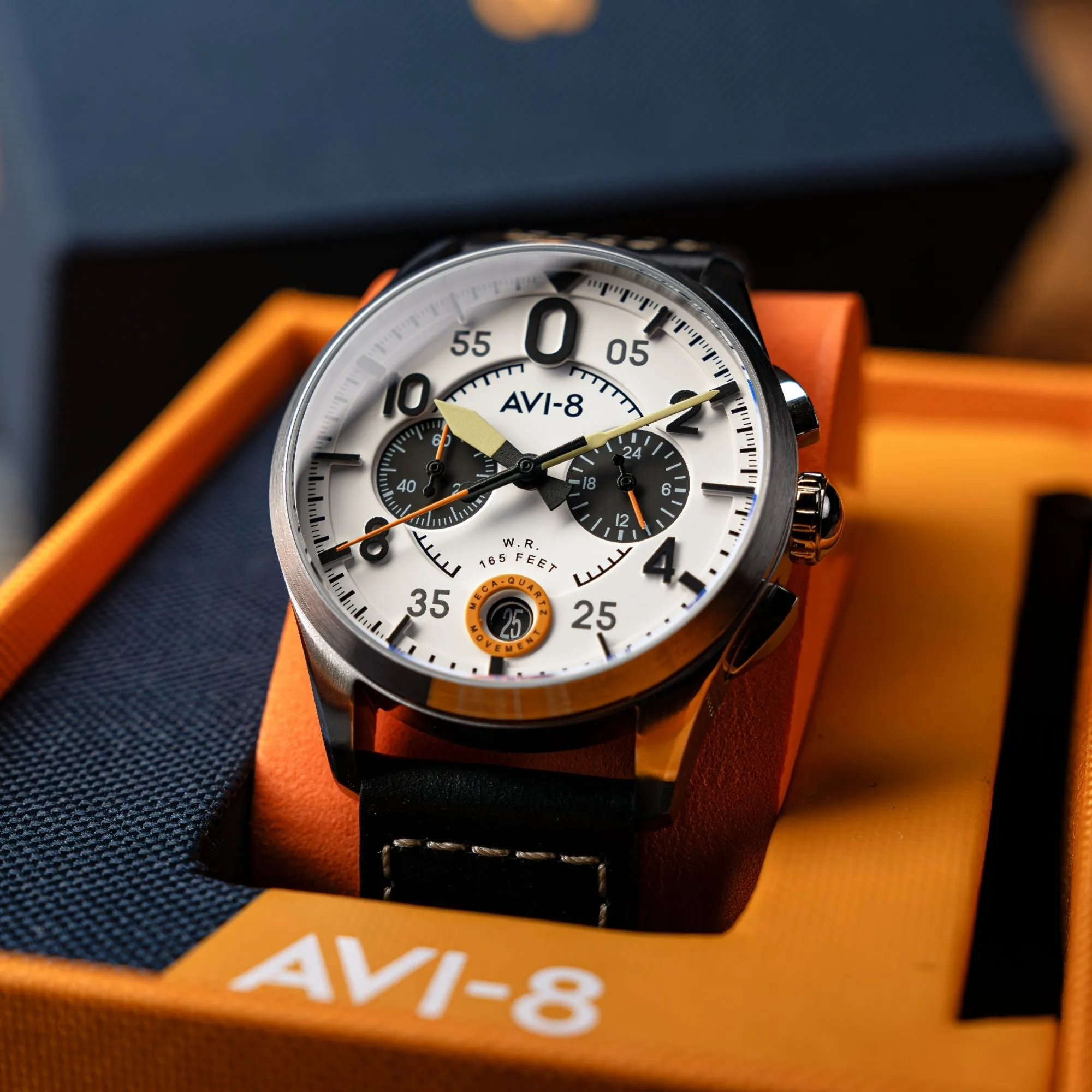 AVI-8 Spitfire Lock Chronograph Bethlem Imperial War Museums Edition Men's Watch AV-4089-0B