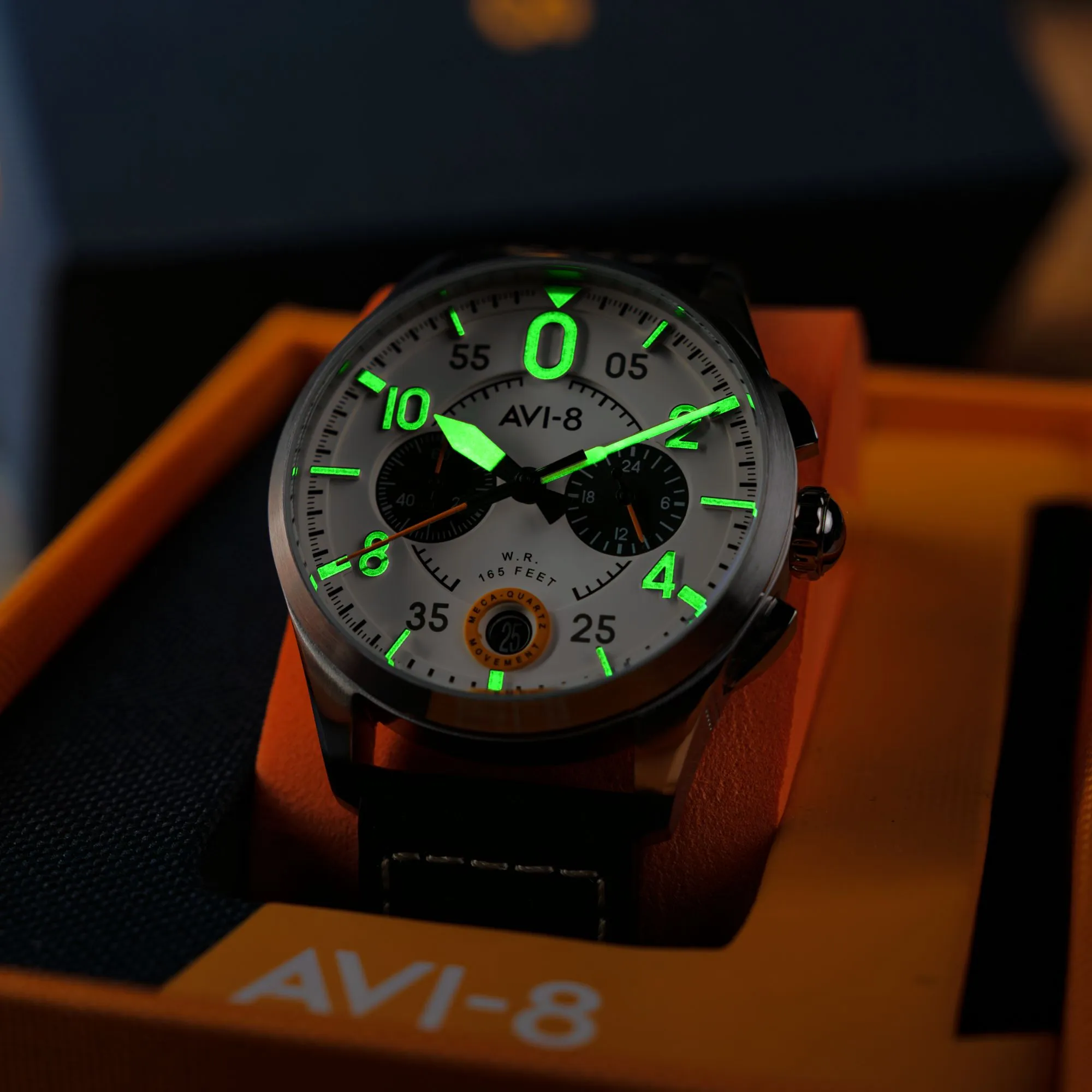 AVI-8 Spitfire Lock Chronograph Bethlem Imperial War Museums Edition Men's Watch AV-4089-0B