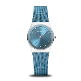 Bering Ladies Steel Blue Watch