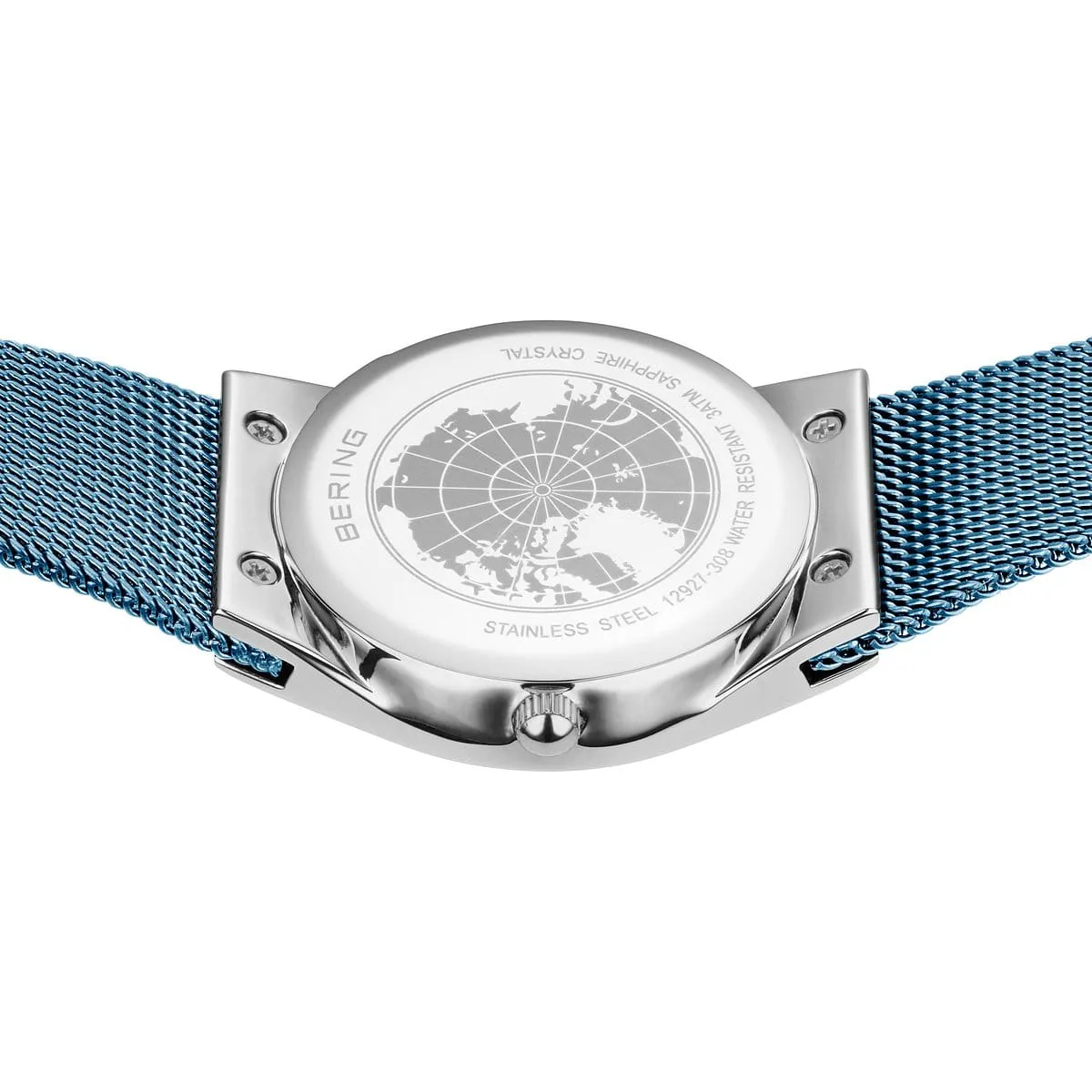 Bering Ladies Steel Blue Watch