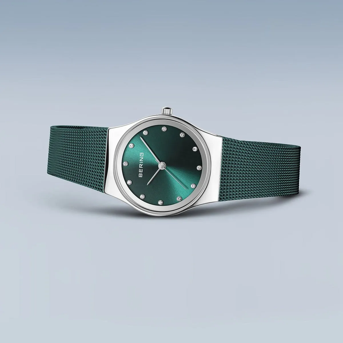 Bering Ladies Steel Green Watch