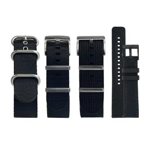 Black Friday - 4-Pack Bundle Of Essential Black Watch Straps
