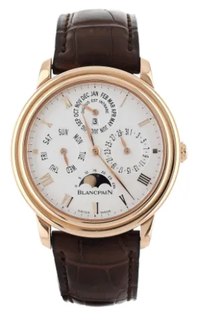 Blancpain Villeret Perpetual Calendar 18K Rose Gold Men's Watch