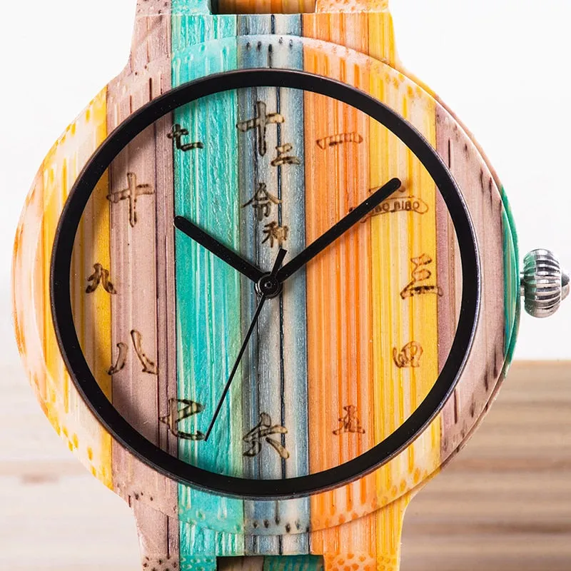 BOBO BIRD Man&#39;s Wood Watch for Women Couple Quartz Fngeen Wristwatches ブレスレットrelogios masculinos de luxo original in Gift Box
