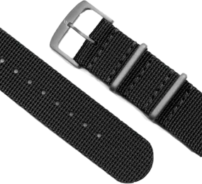 BOLDR Carbon Black Nylon Strap 20mm