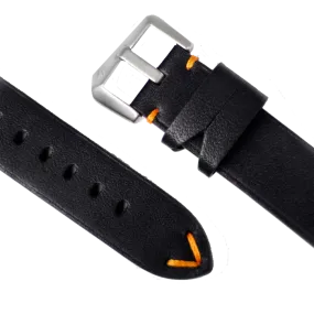 BOLDR Horween Black Leather Strap 20mm