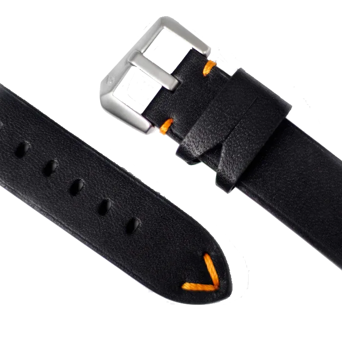 BOLDR Horween Black Leather Strap 20mm
