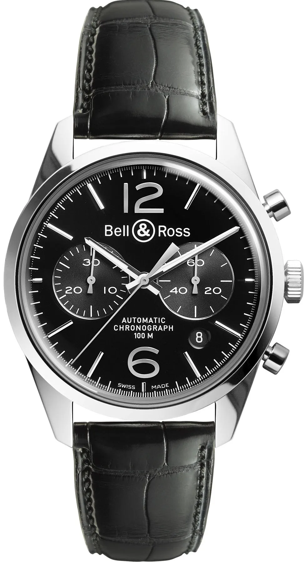 BR Watch Vintage BR 126 OffICr Black