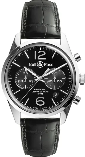BR Watch Vintage BR 126 OffICr Black