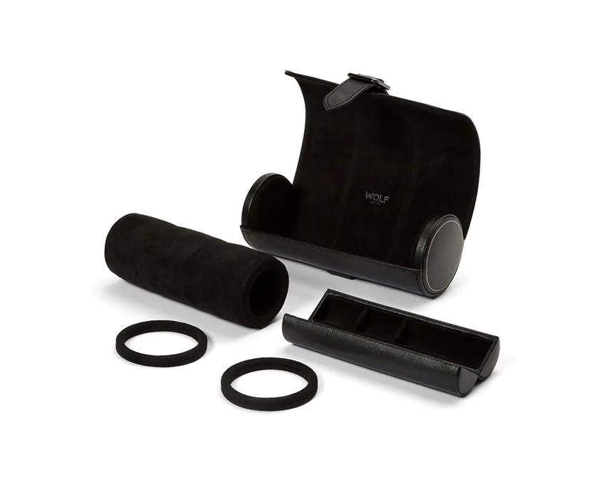 British Racing Triple Watch Roll (Black)