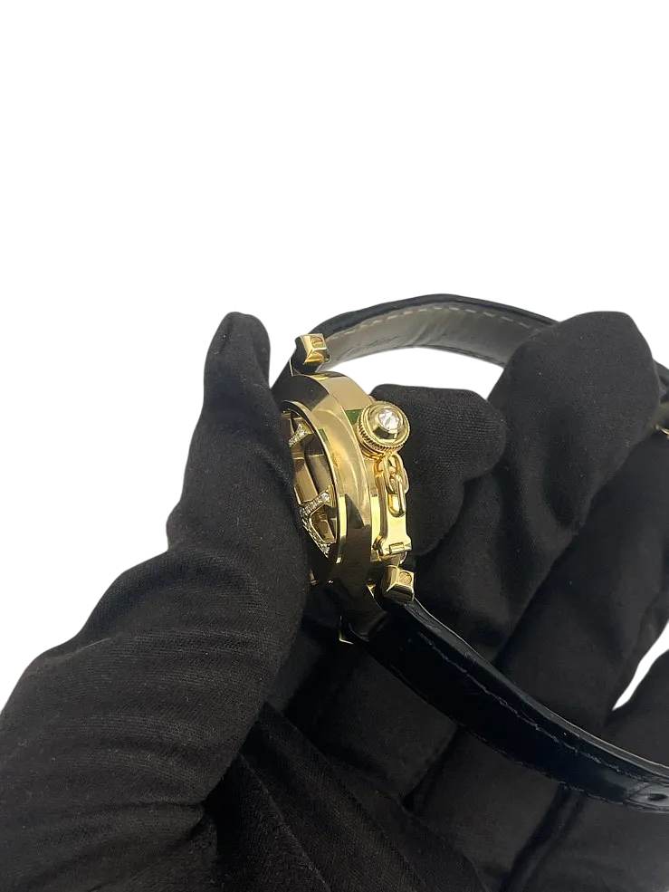 Cartier Pasha Grille 18K Yellow Gold & Diamonds Lady's Watch