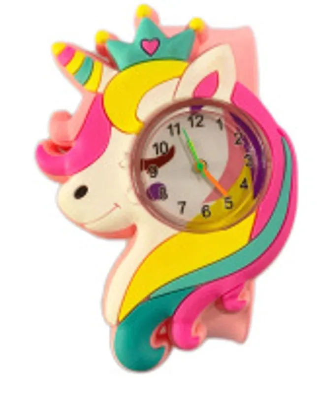 Cartoon Style Animal Ring Pop Quartz Kids Watches