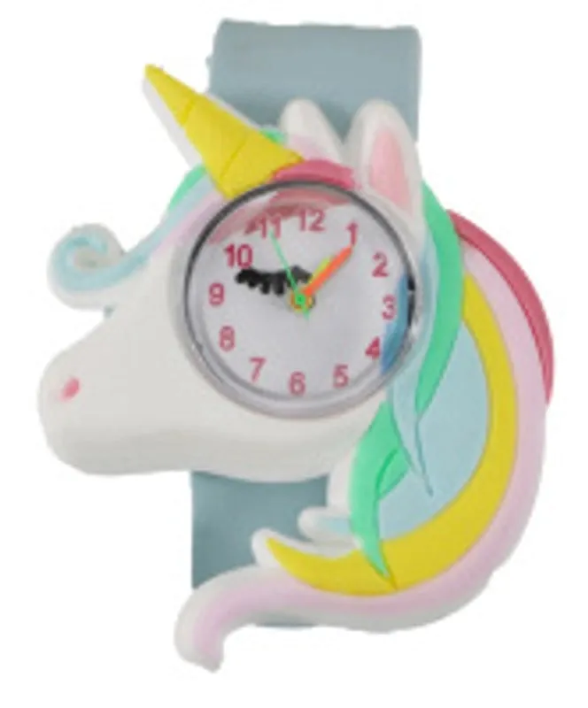 Cartoon Style Animal Ring Pop Quartz Kids Watches