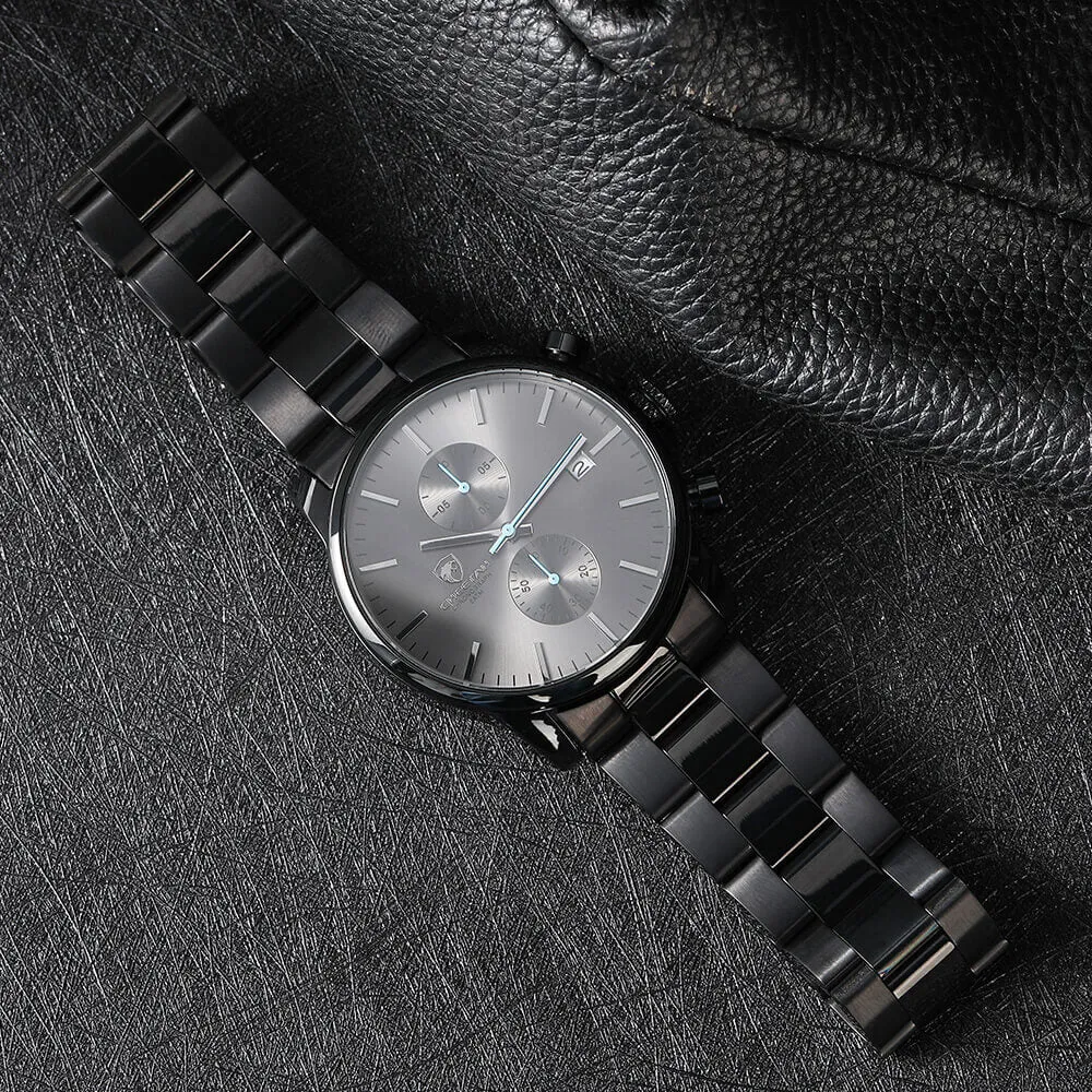 CHEETAH CH1604 ARISTO S4 - Men's All-Black Chronograph Watch