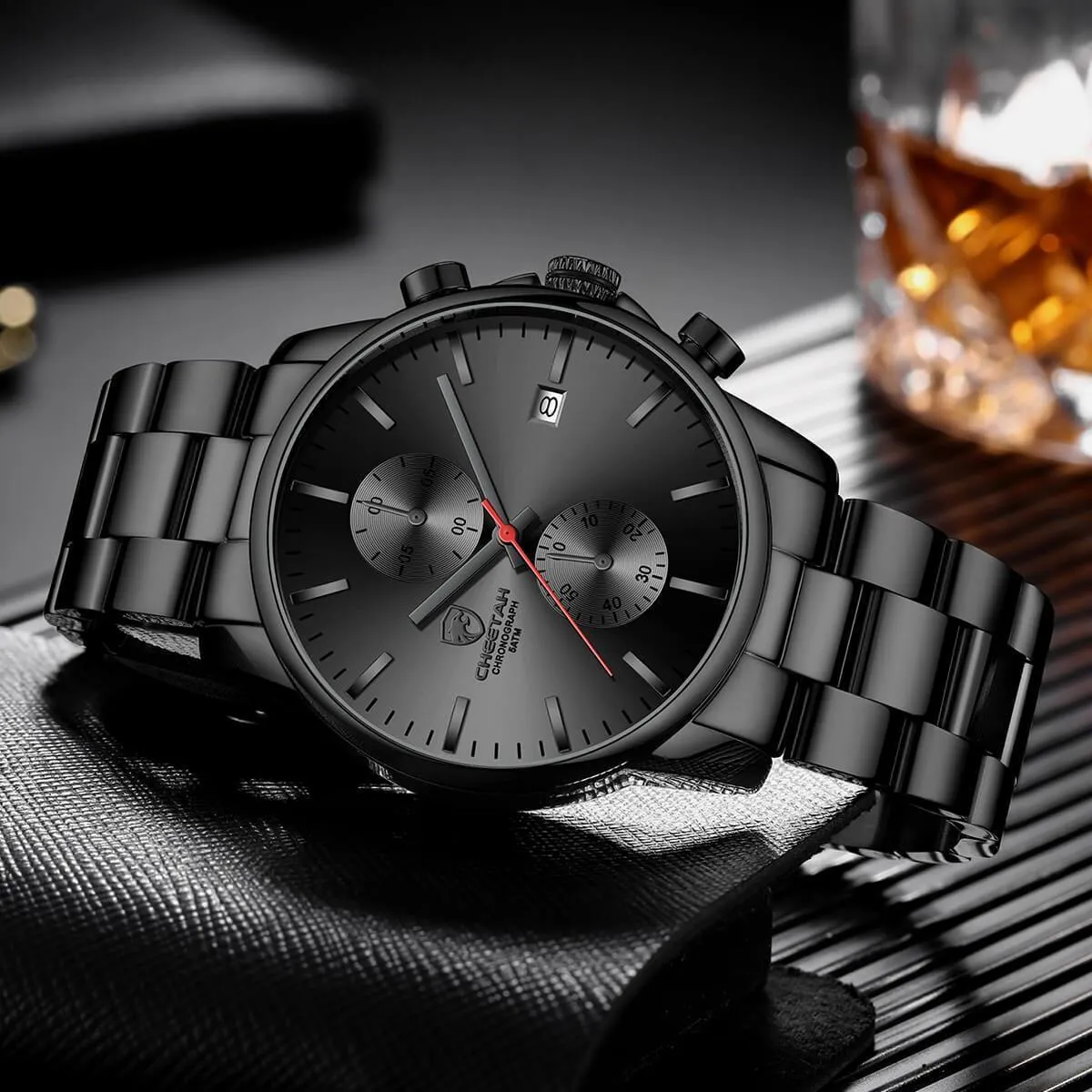 CHEETAH CH1604 ARISTO S4 - Men's All-Black Chronograph Watch
