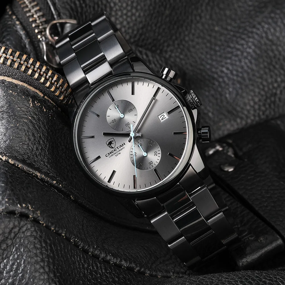 CHEETAH CH1604 ARISTO S4 - Men's All-Black Chronograph Watch