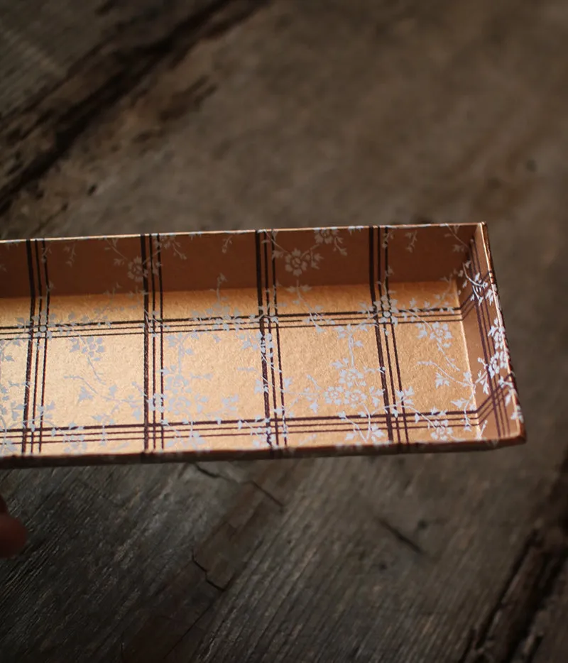Chiyogami Paper Tray {Florets and Arabesque}