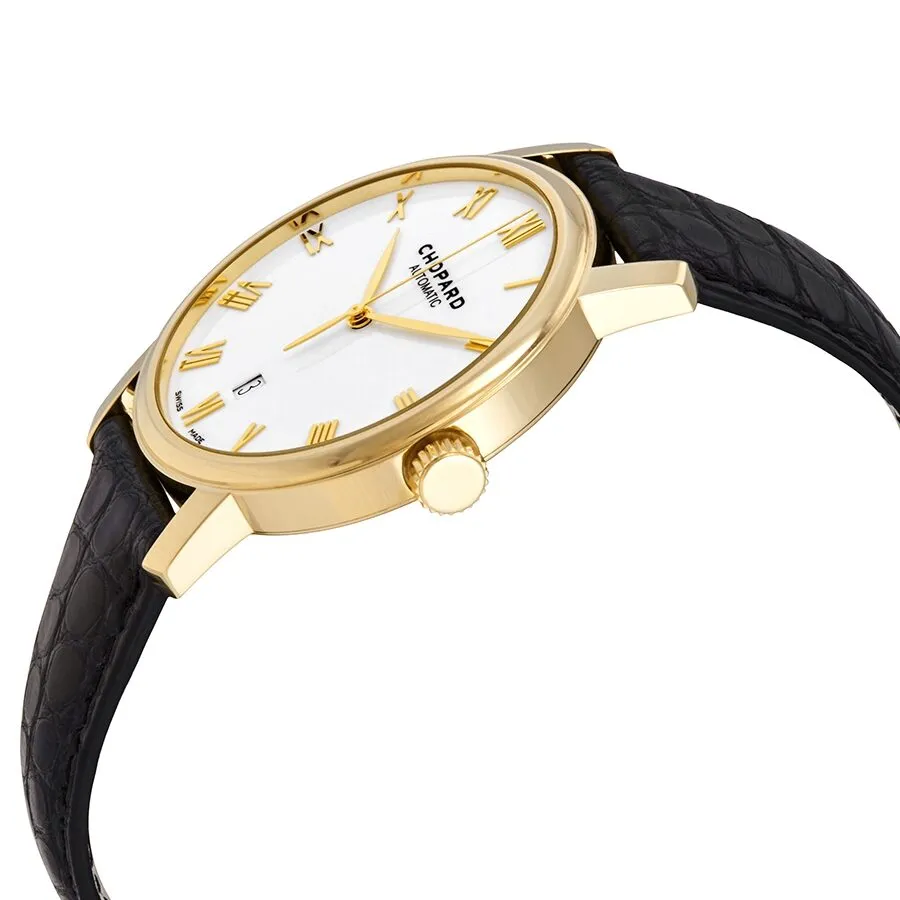 Chopard Classic Automatic White Dial 18kt Yellow Gold Men's Watch 161278-0001