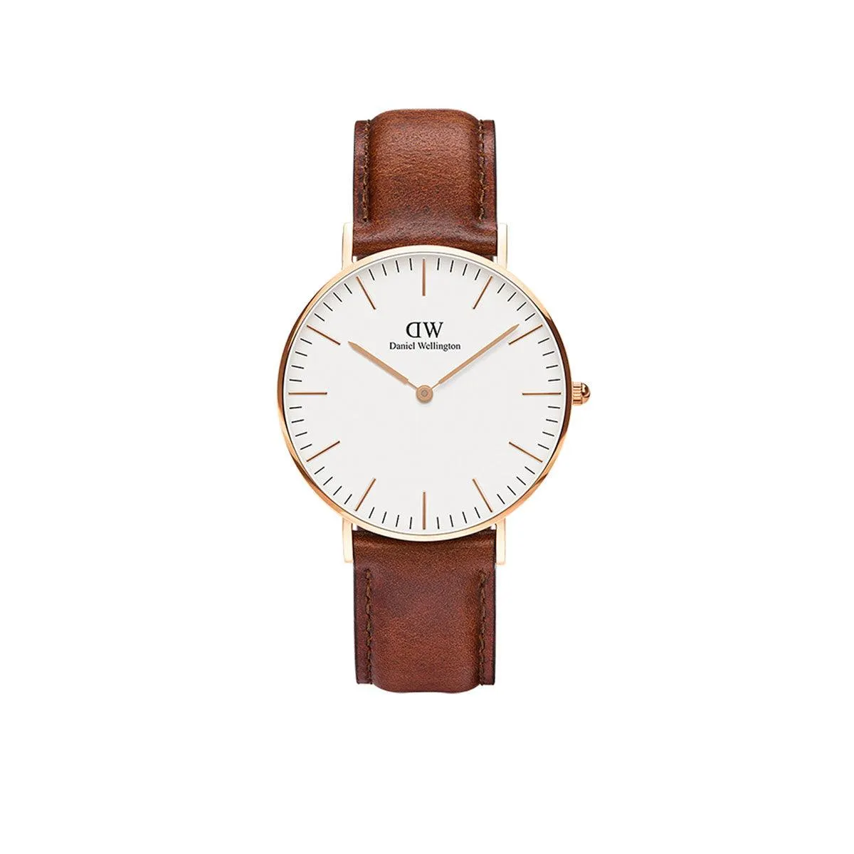 Classic 36mm St Mawes - Rose Gold & White Watch