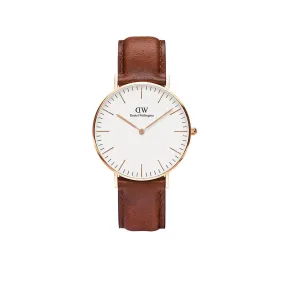 Classic 36mm St Mawes - Rose Gold & White Watch