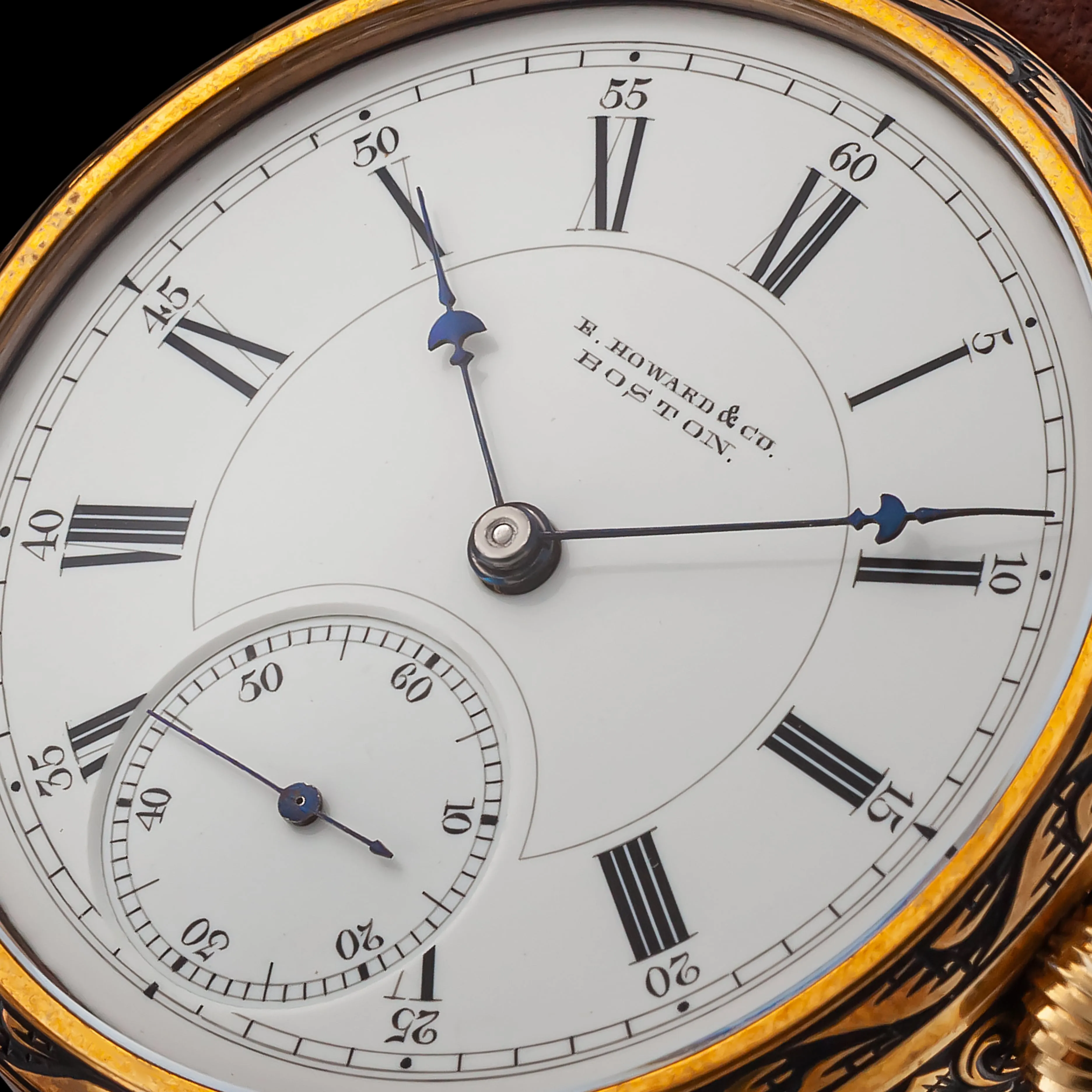 CLASSY Men's Artisan Wristwatch fits Vintage E. HOWARD & Co. Mechanical Movement
