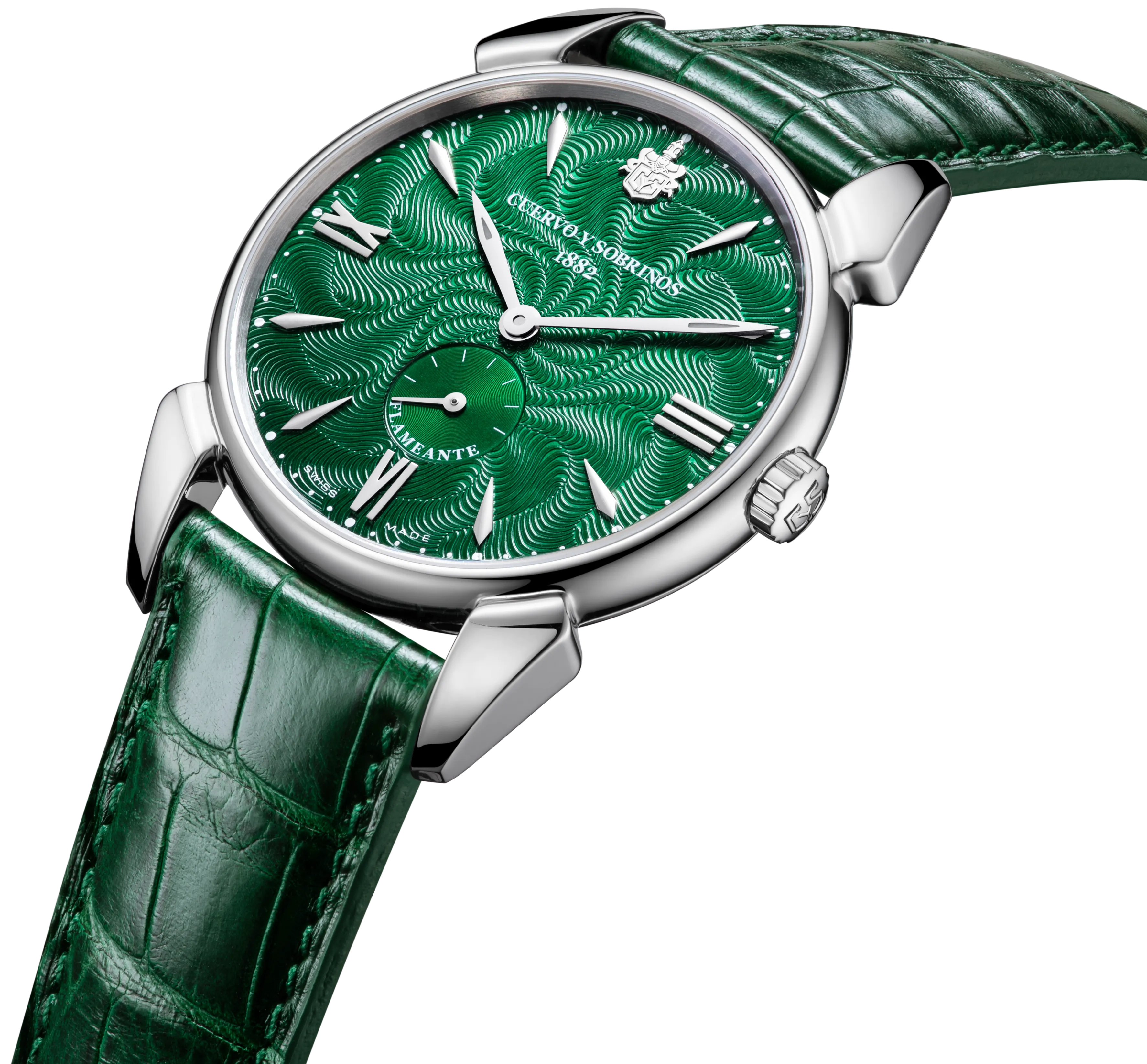 Cuervo y Sobrinos Watch Historiador Flameante Green Limited Edition