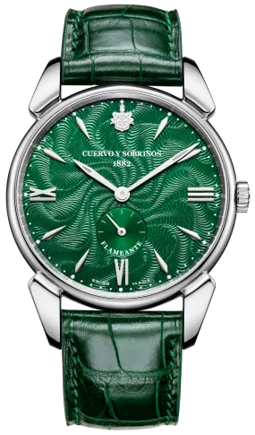 Cuervo y Sobrinos Watch Historiador Flameante Green Limited Edition