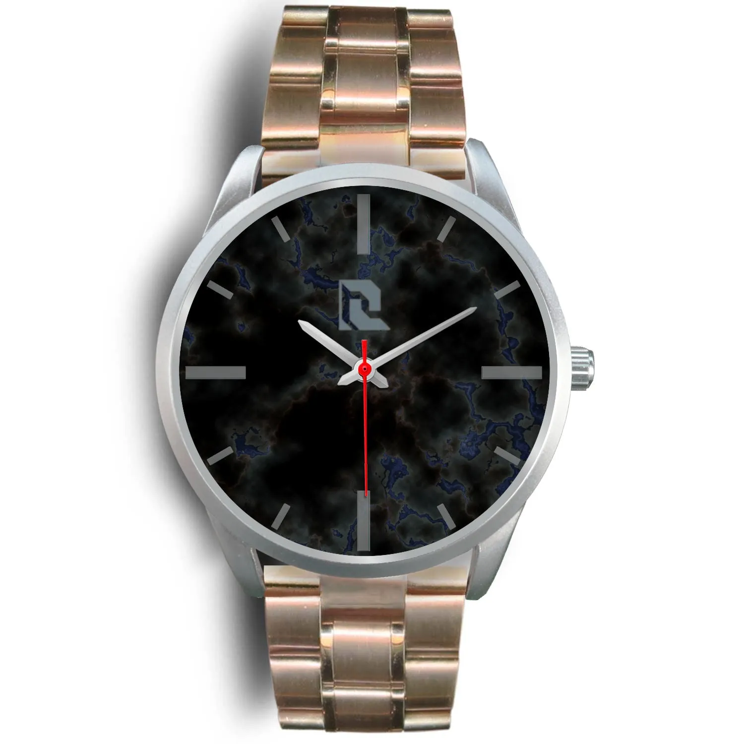 Custom Design Wrist Watch - Silver