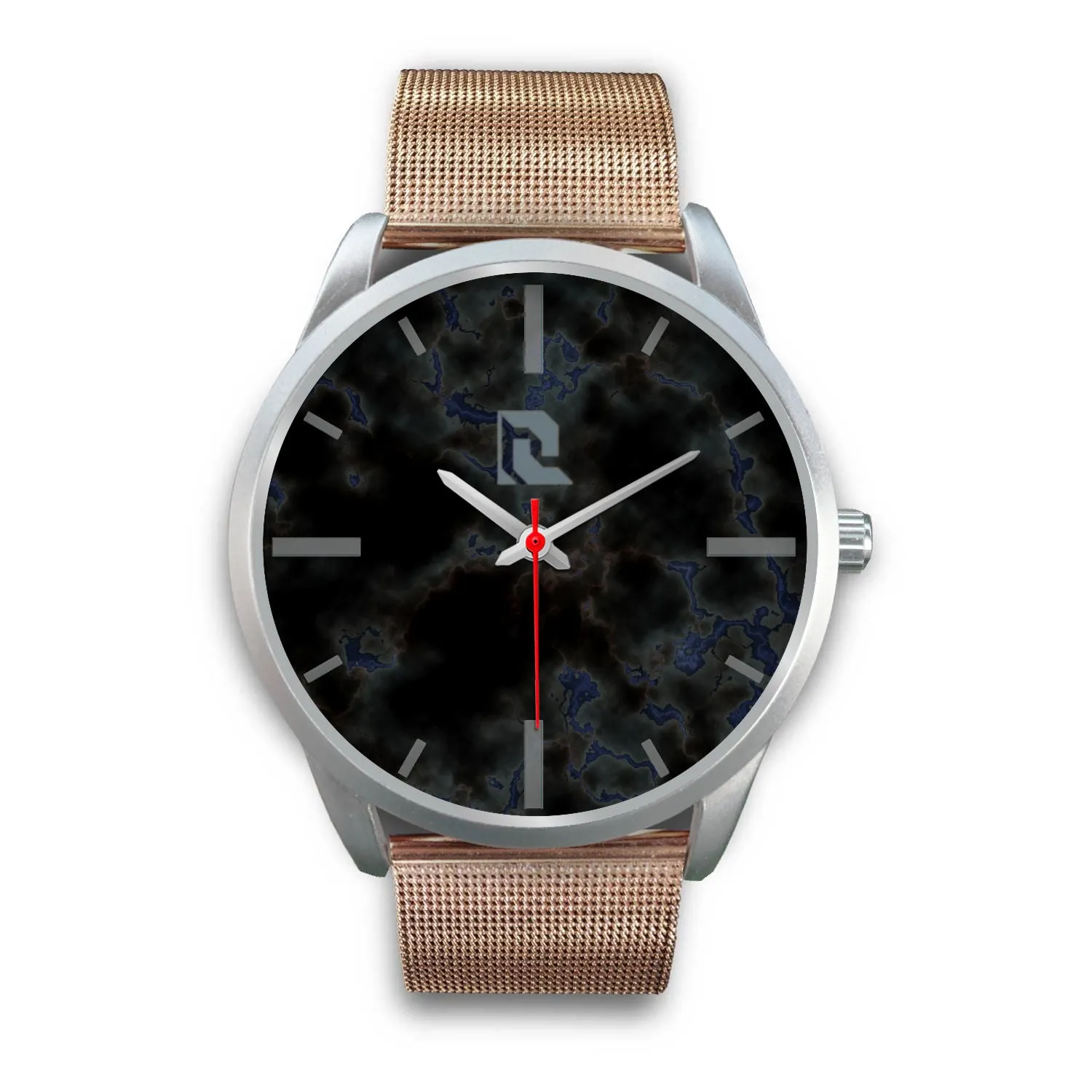 Custom Design Wrist Watch - Silver
