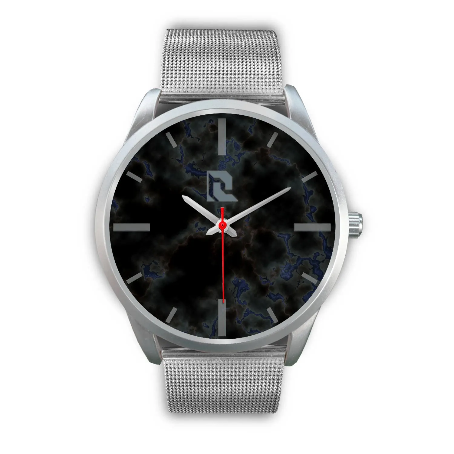 Custom Design Wrist Watch - Silver