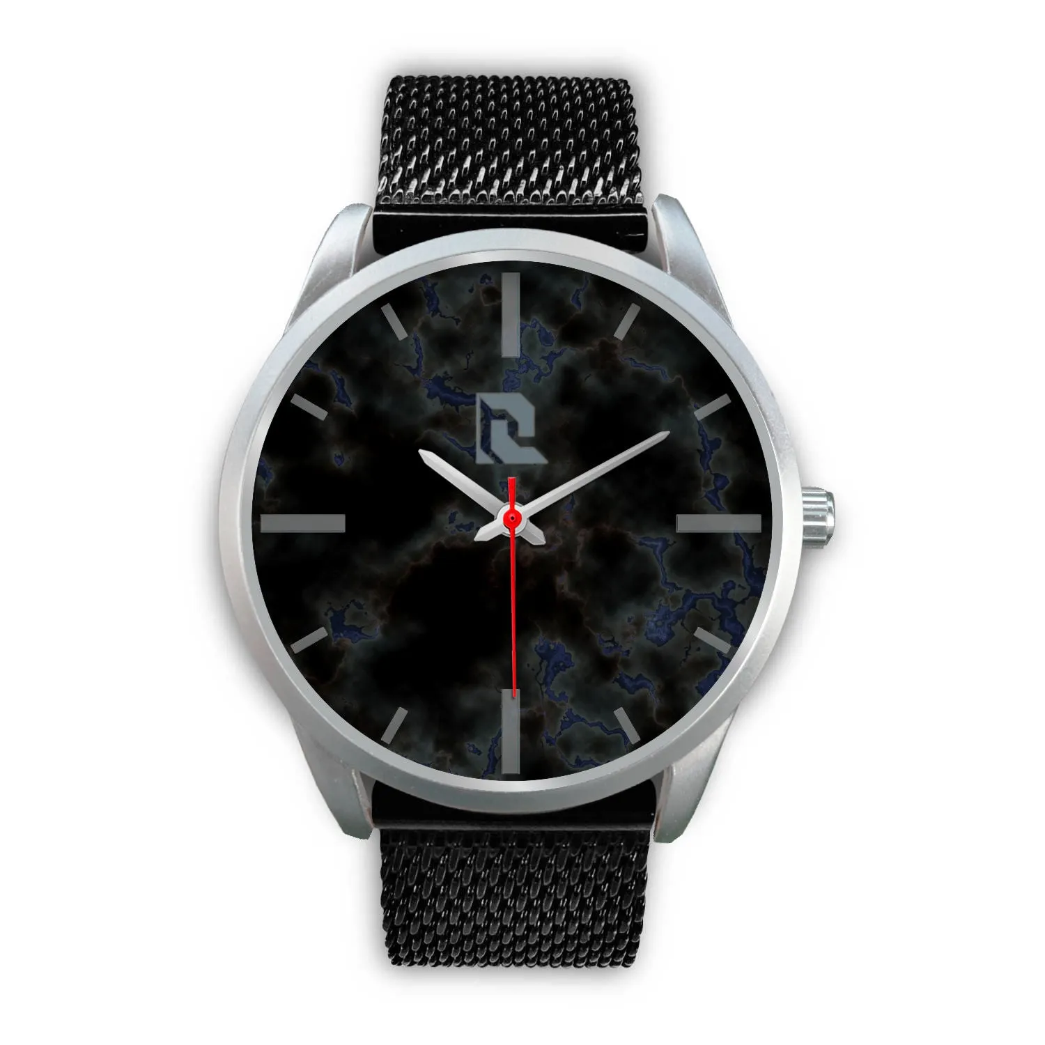 Custom Design Wrist Watch - Silver