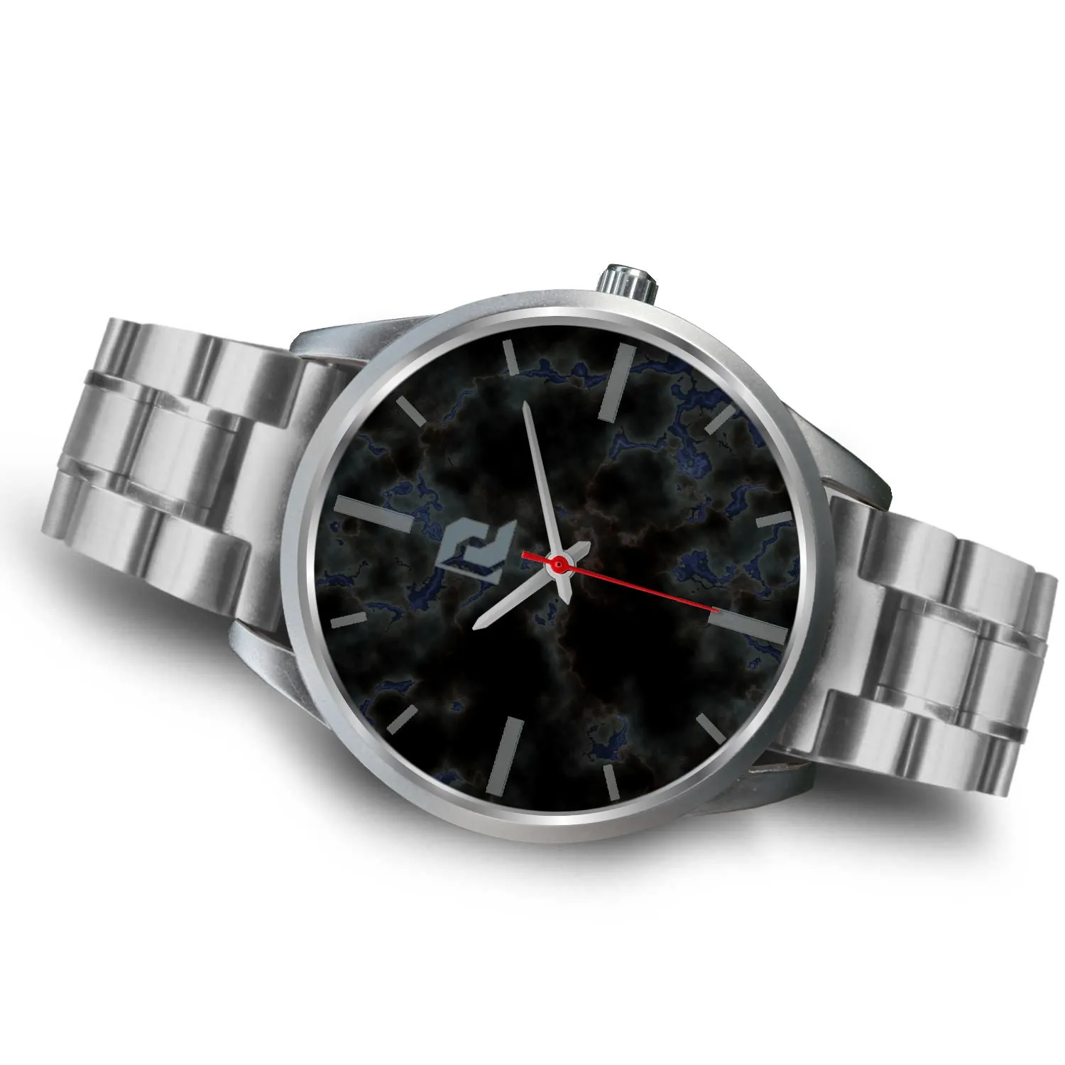 Custom Design Wrist Watch - Silver