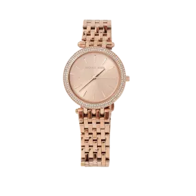 Darci Pave Rose-Tone Watch