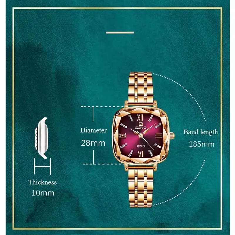 Diamoré Copper-Buckled Watch
