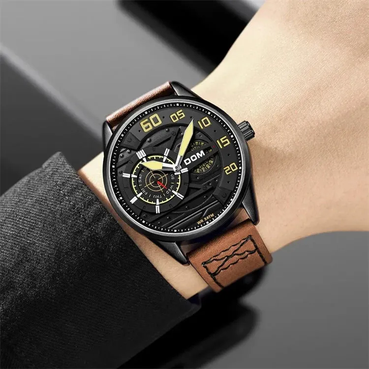 DOM 1328 Fashion Design quartz watch luminous style